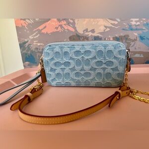 Coach Denim Camera Bag